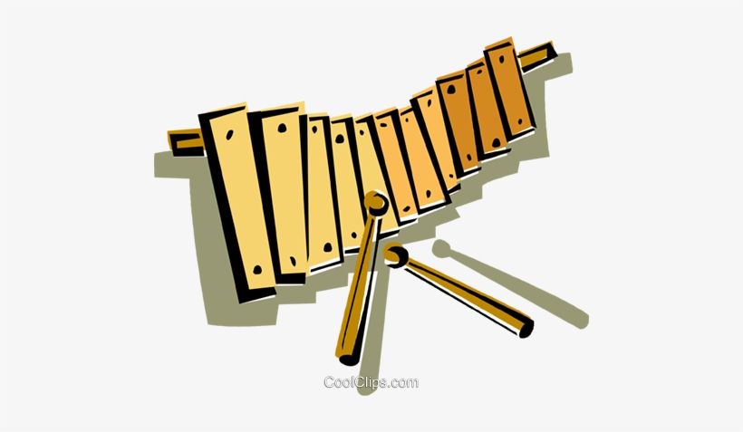 Xylophone Royalty Free Vector Clip Art Illustration - Marimba Clip Art, transparent png download