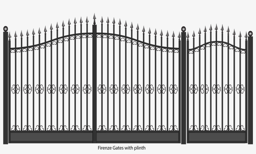 Firenze Steel Gates With Plinth - Mexico State, transparent png download