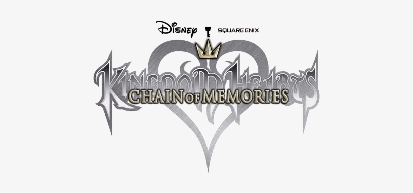 Kingdom Hearts Chain Of Memories Logo Khcom - Kingdom Hearts Re:chain Of Memories [ps2 Game], transparent png download
