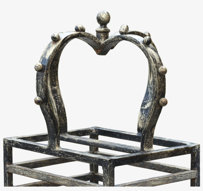 Crown,wrought Design,iron Fence - Fence, transparent png download