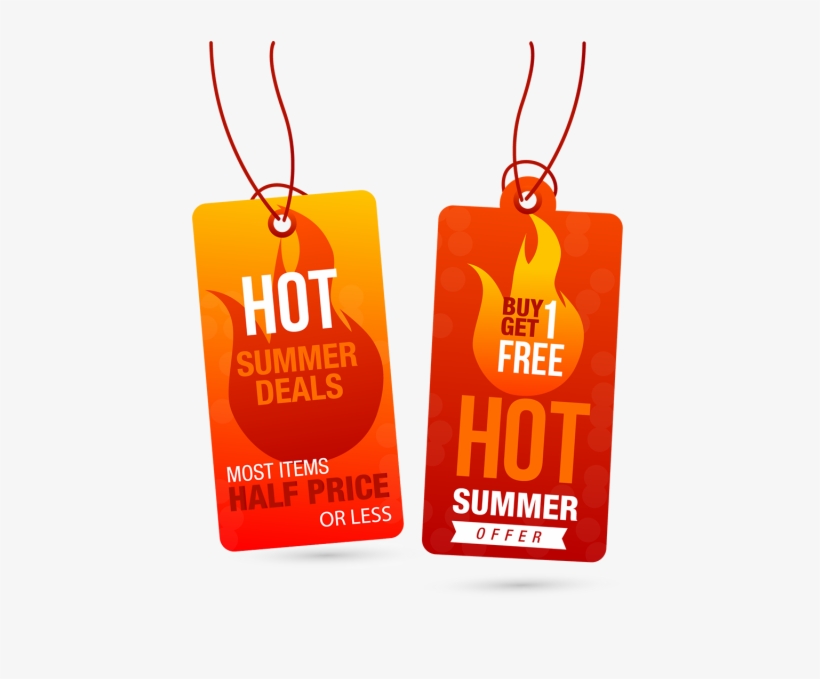 Sale Tag, Banner Design, Summer, Sale Png And Vector - Clip Art, transparent png download