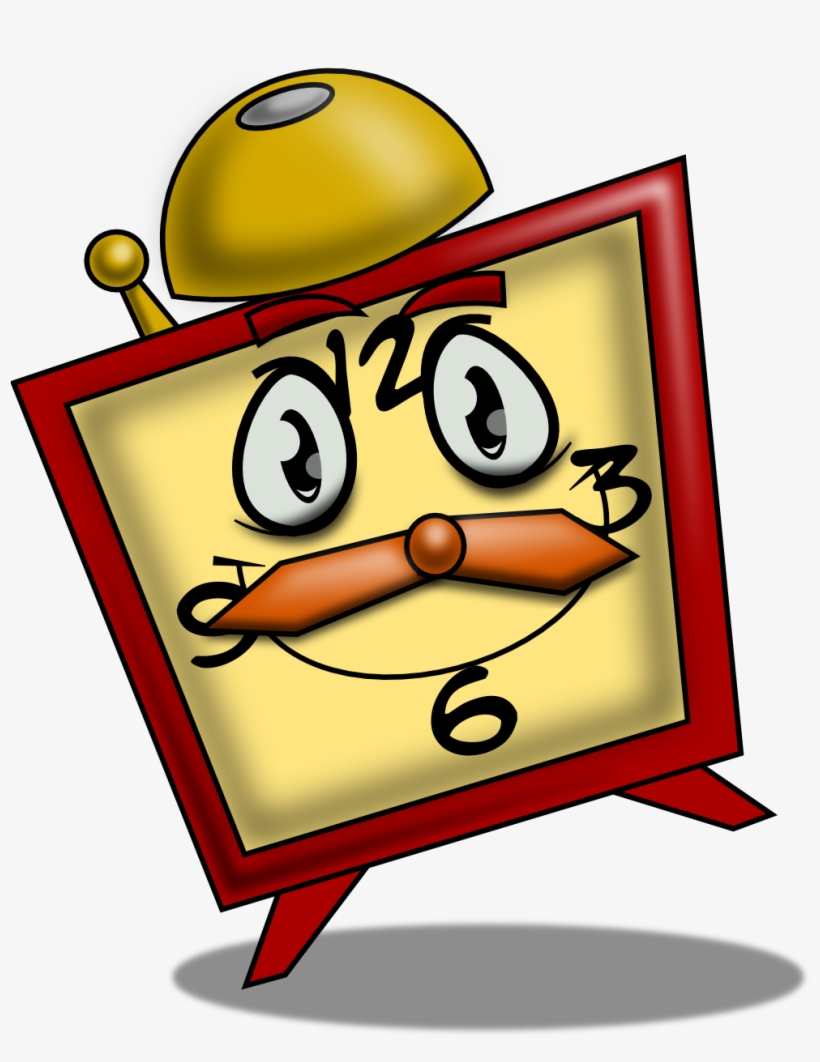 Jpg Library Download Alarm Clipart Happy - Cartoon Clocks Clip Art, transparent png download