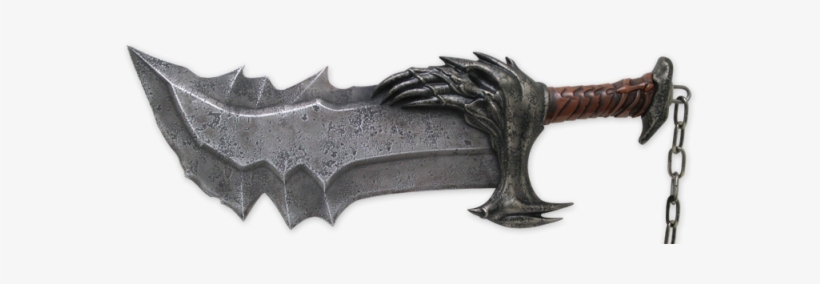 Kratos Gets The Blade Of Chaos Later In The Game When - God Of War Kratos Blade Of Chaos Replica, transparent png download