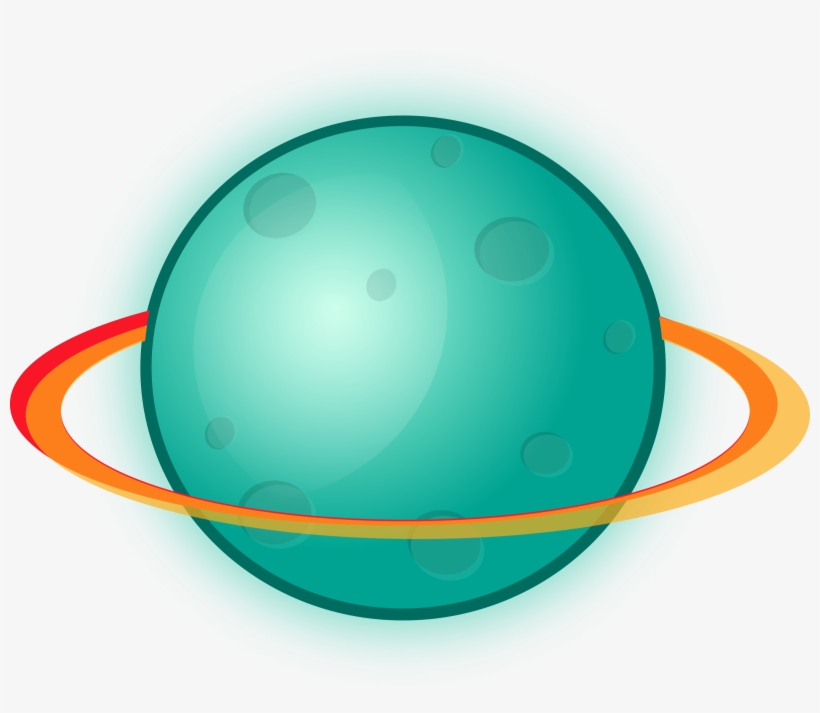 Planet With Rings Icons Png - Planeta Con Anillos Png, transparent png download