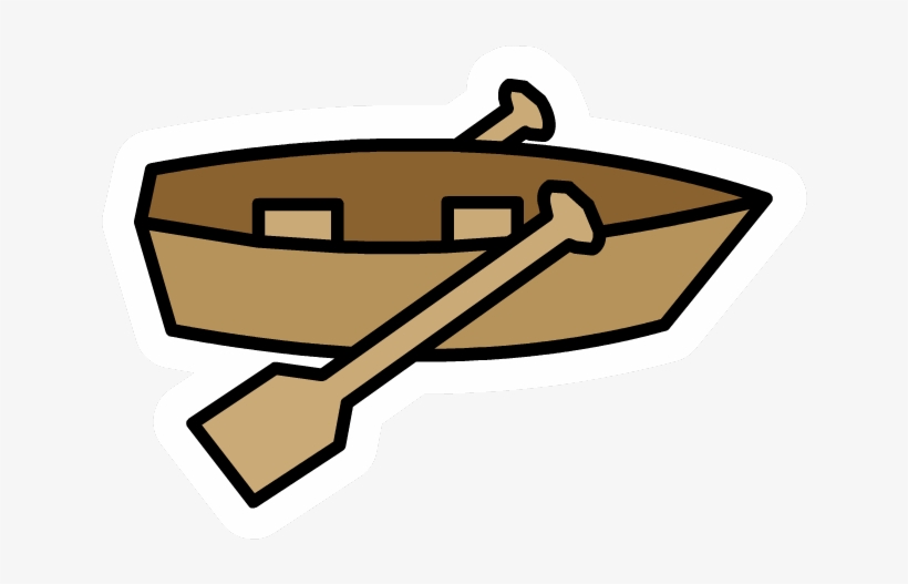 Rowboat Pin - Png - Bote En Png, transparent png download