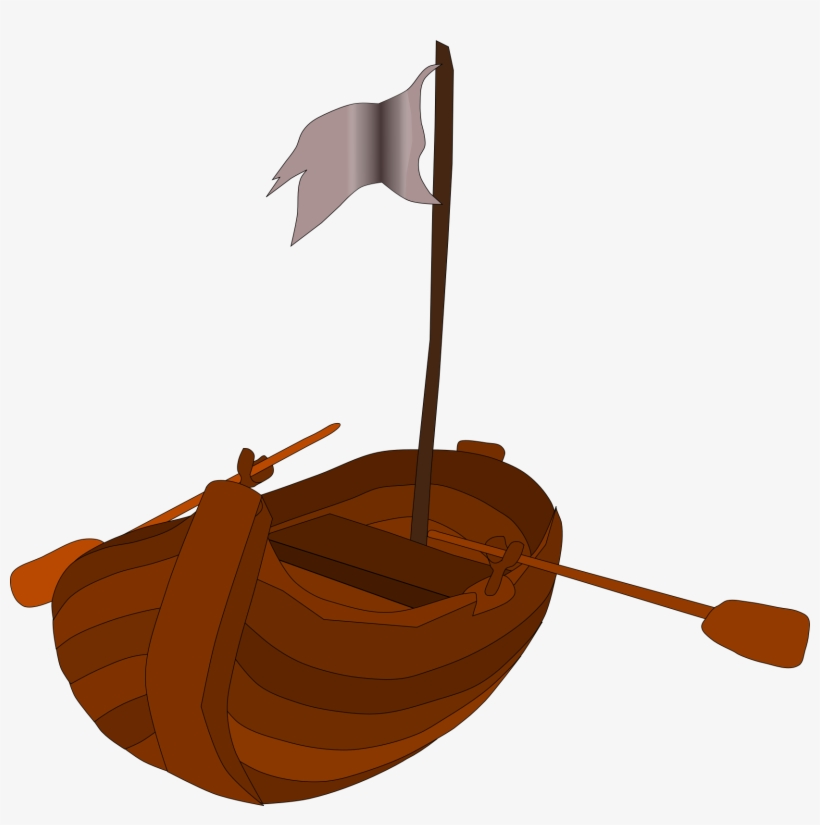 This Free Icons Png Design Of A Pirate Rowboat, transparent png download