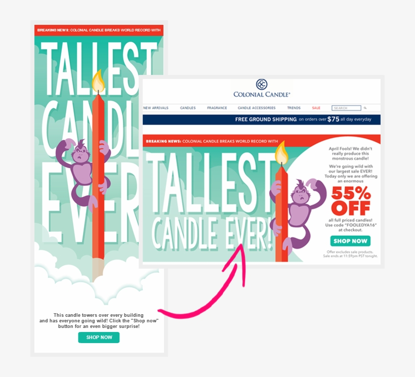 Colonial Candle Email > Website - Email, transparent png download