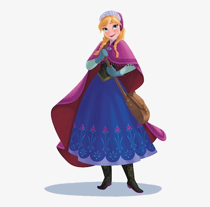 Anna Art - Frozen Anna Clipart, transparent png download