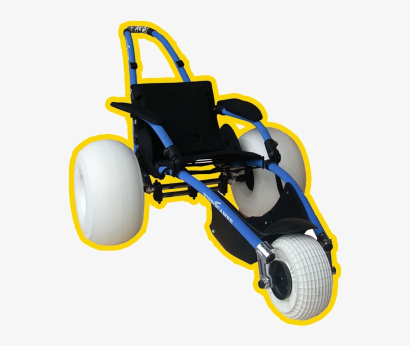 Hippocampe All-terrain And Beach Wheelchair - Beach Wheelchair, transparent png download