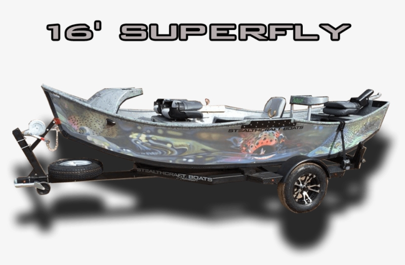 16 Ft Drift Boat Stealthcraft Custom Printed Sides - Drift Boat, transparent png download