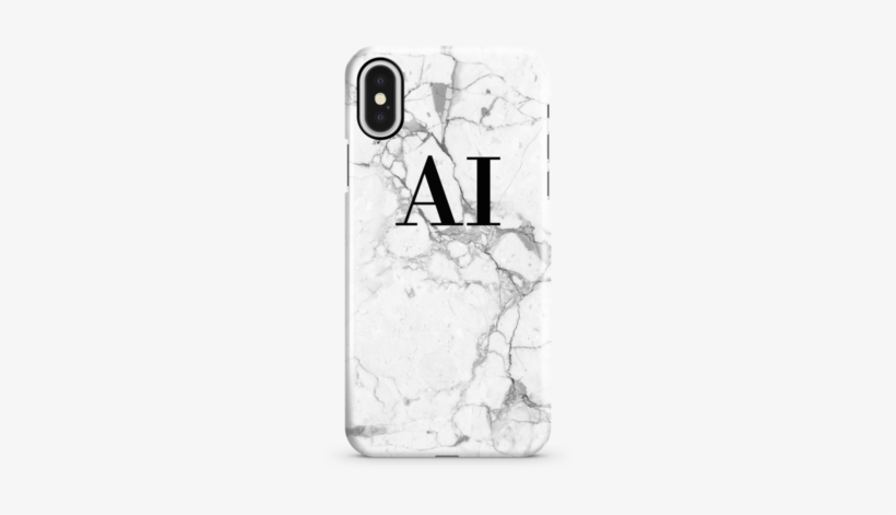 Personalised White Marble X Black Initials Iphone X - Zazzle Weißer Marmoriphone Kasten Iphone 8 Plus/7 Plus, transparent png download