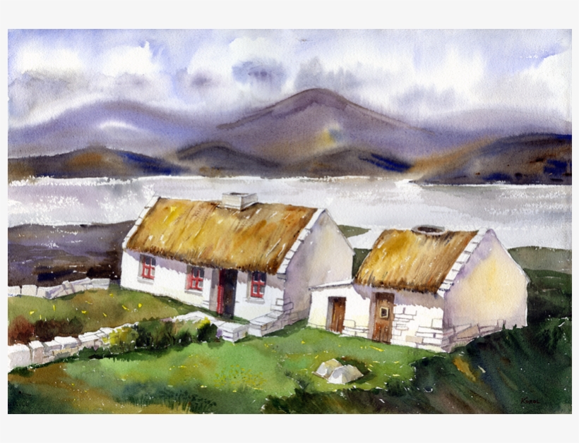 Thatched Cottage - Cottage, transparent png download