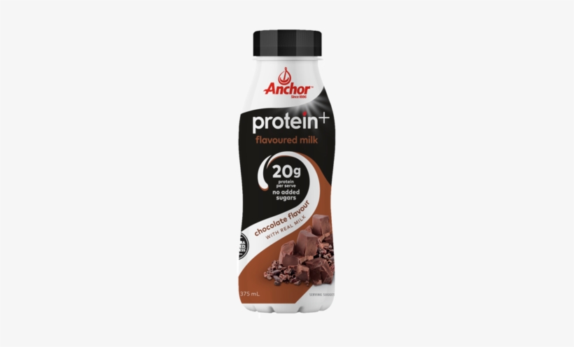Anchor Protein Chocolate Milk 375ml Pack - Anchor Protein Plus Milk Nz, transparent png download