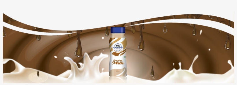 Chocolate Milk Banner, transparent png download