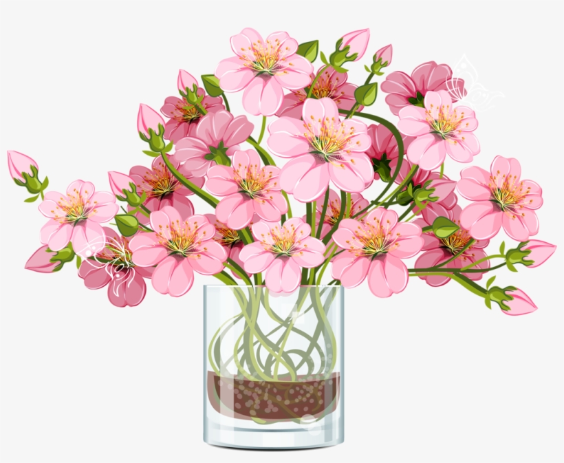 B Ca Png Doodles And Flowers - Цветочки 17х21, 9 Деталей, Объемная Открытка Vizzle, transparent png download