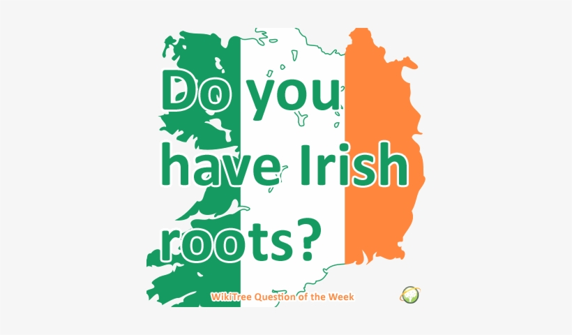 Celebrate Your Irish Heritage And Tells Us About Your - Ireland Flag And Map Greeting Cards (pk, transparent png download