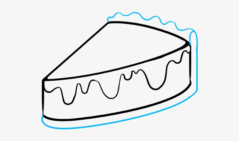 How To Draw Pie - Whipped Cream Drawing Easy, transparent png download
