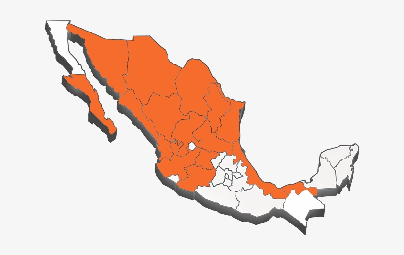 24/03/2017 San Luis Potosi 24/03/2017 Sinaloa 24/03/2017 - Isometric Map Mexico, transparent png download