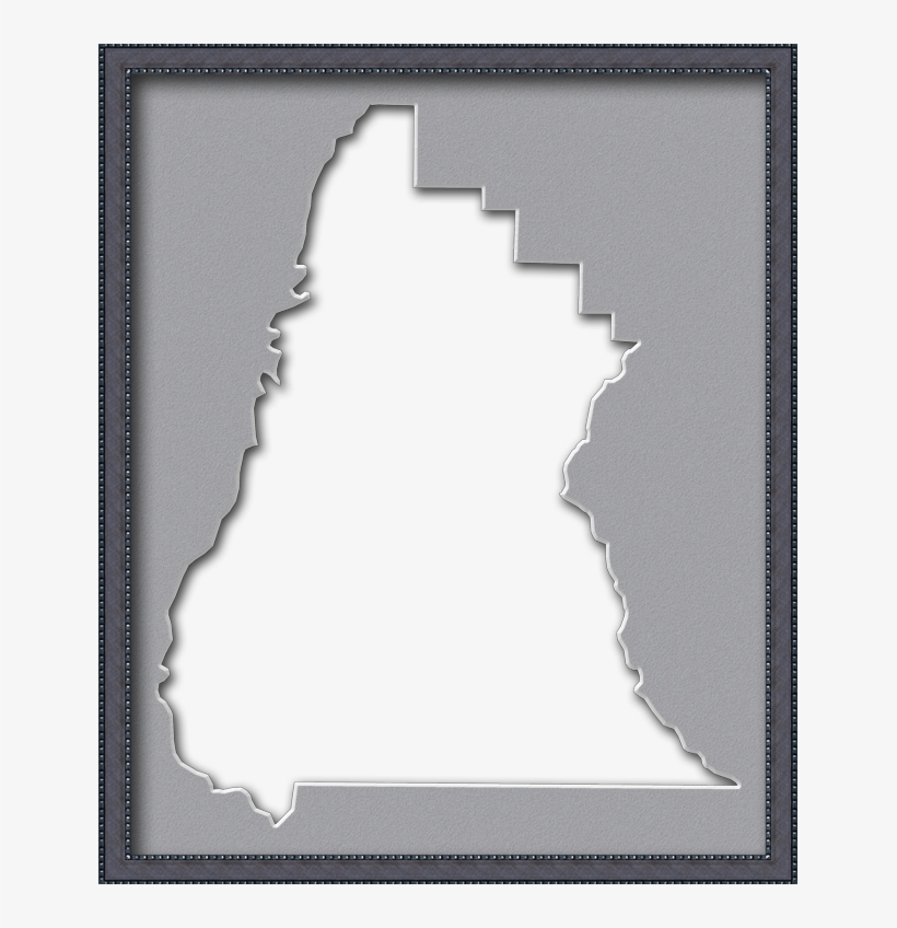 A Map Of Liberty With A Museum Style Picture Frame - Gear, transparent png download