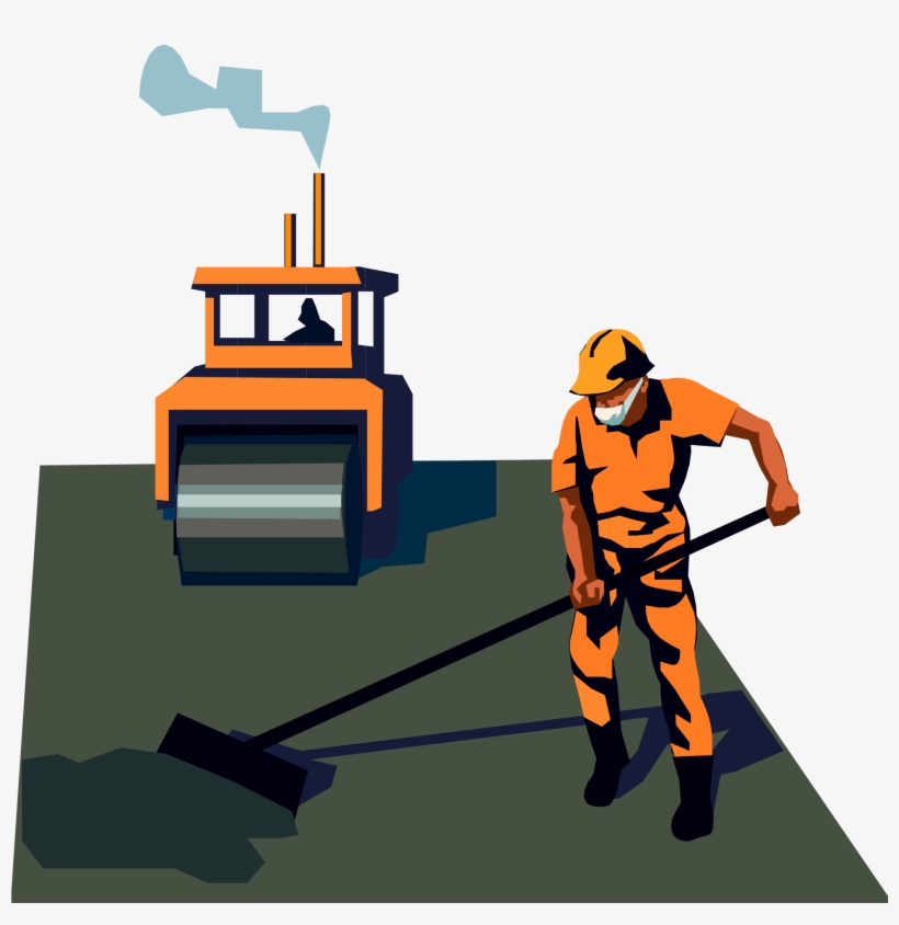Asphalt Clipart Road Maintenance - Asphalt Clipart, transparent png download