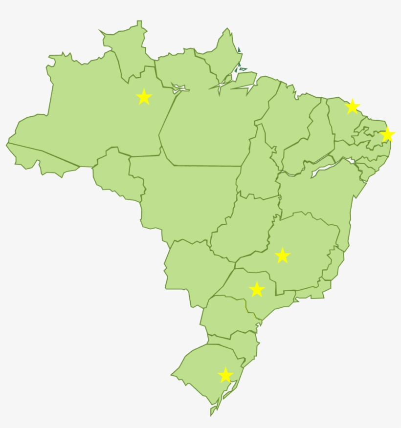 Biohack The Brazilian Synthetic Biology Hackathon & - Political Map Of Brazil, transparent png download