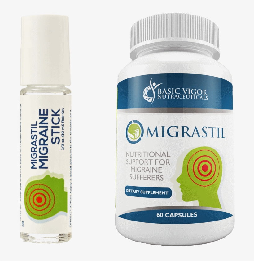 Migrastil - Feverfew Supplement Migraines, transparent png download