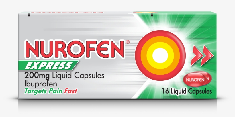 Nurofen Liquid Capsules - Nurofen, transparent png download