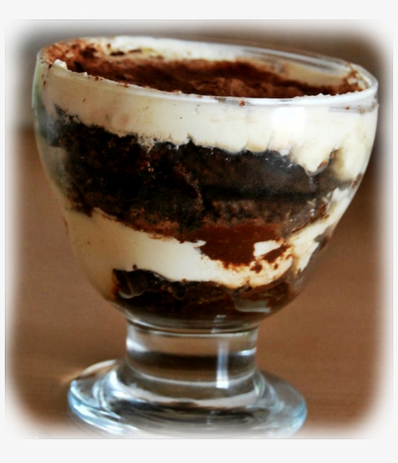 1/2 Tableta De Chocolate Para Postres 1 O 2 Cucharadas - Postre Con Mousse En Copas, transparent png download