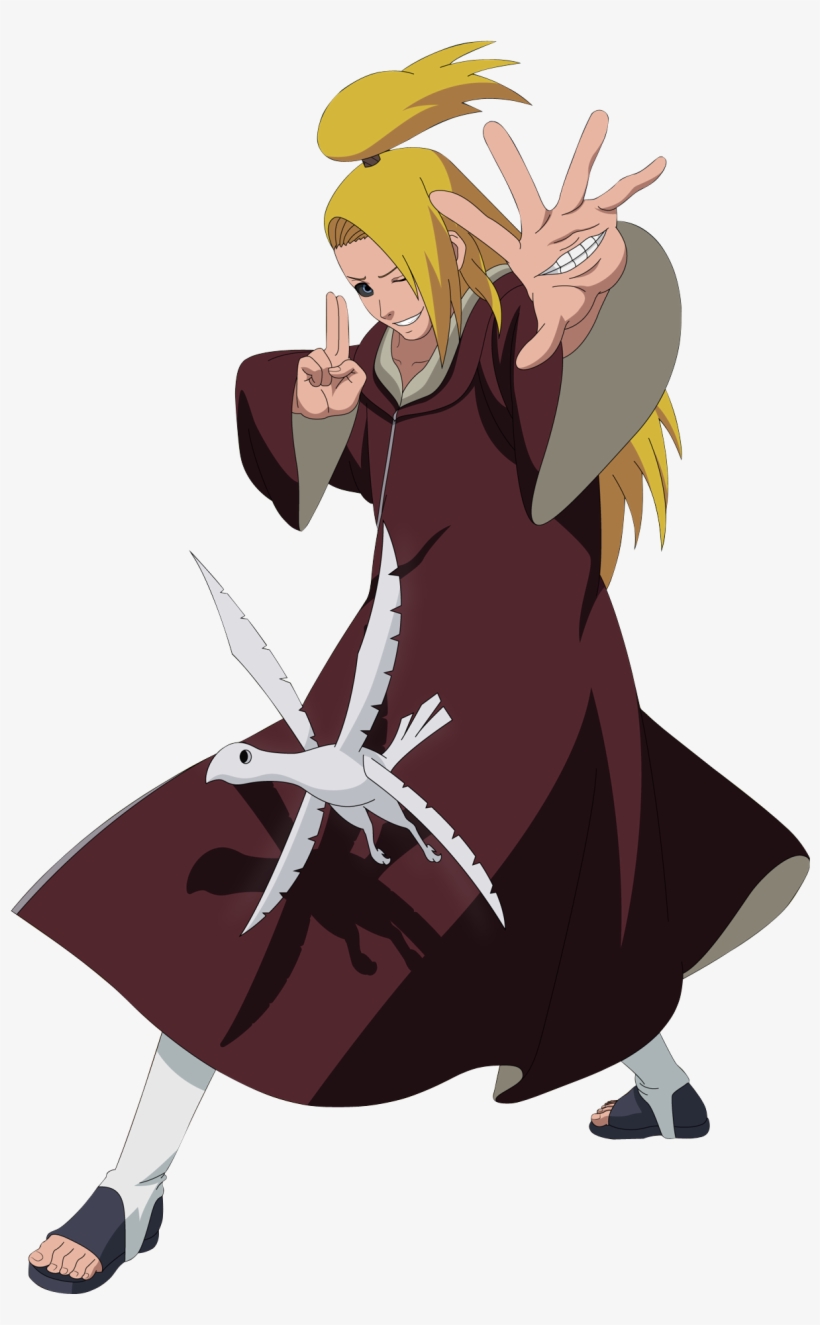 Naruto Deidara Chibi Download - Naruto Deidara Edo Tensei, transparent png download