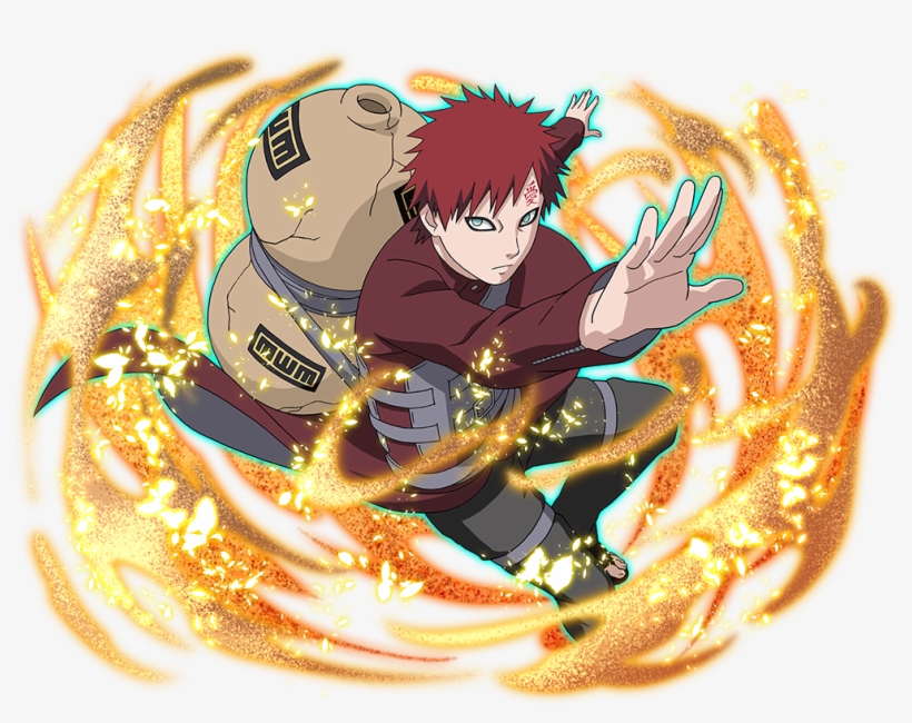 Kazekage No Gaara E Deidara Akatsuki, Receberam Melhorias - New Gaara Naruto Blazing, transparent png download