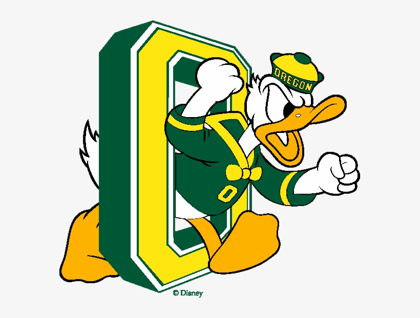 University Of Oregon Oregon Ducks Donald Duck Png Image Transparent Png Free Download On Seekpng