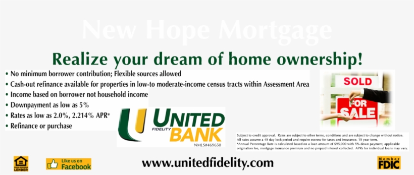Share This Entry - United Fidelity Bank, transparent png download