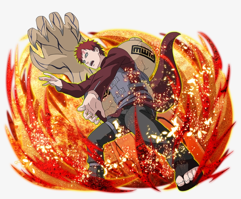 Kazekage No Gaara E Deidara Akatsuki, Receberam Melhorias - Gaara Sandstorm Commanding Kage, transparent png download