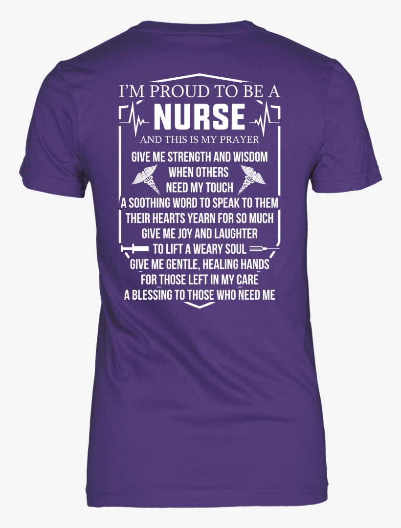 I'm Proud To Be A Nurse - Active Shirt, transparent png download