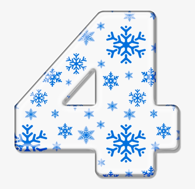 Фотки Copos De Nieve, Recursos Educativos, Nombres, - Christmas Number 9 Png, transparent png download