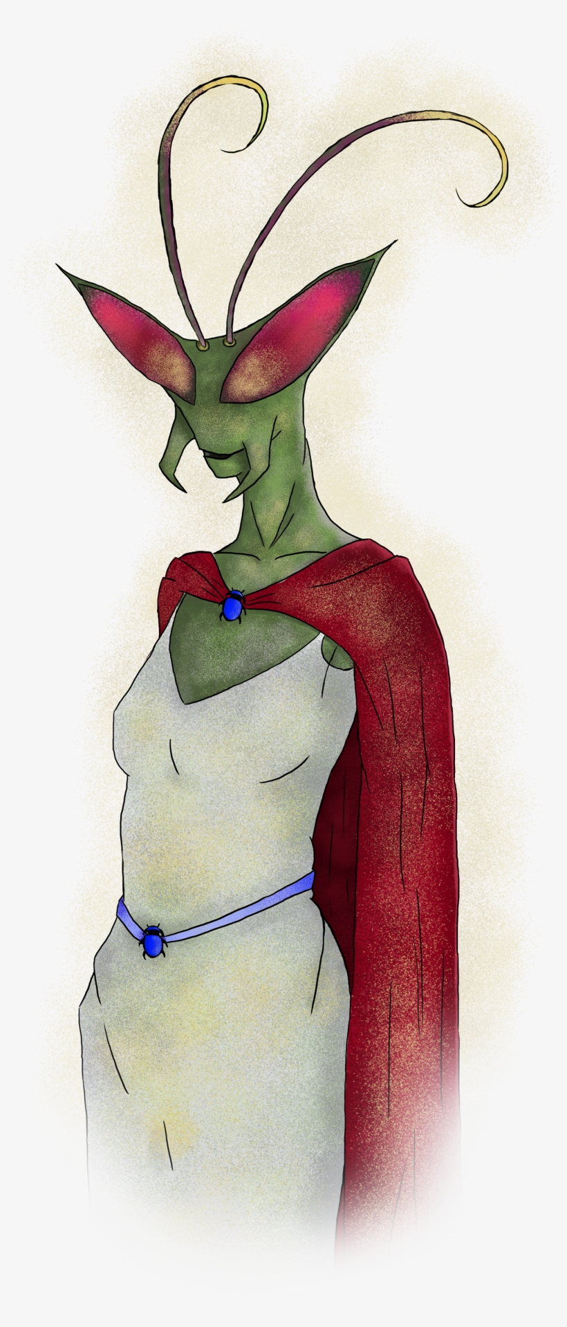 Praying Mantis Queen Illustration PNG Image Transparent PNG Free