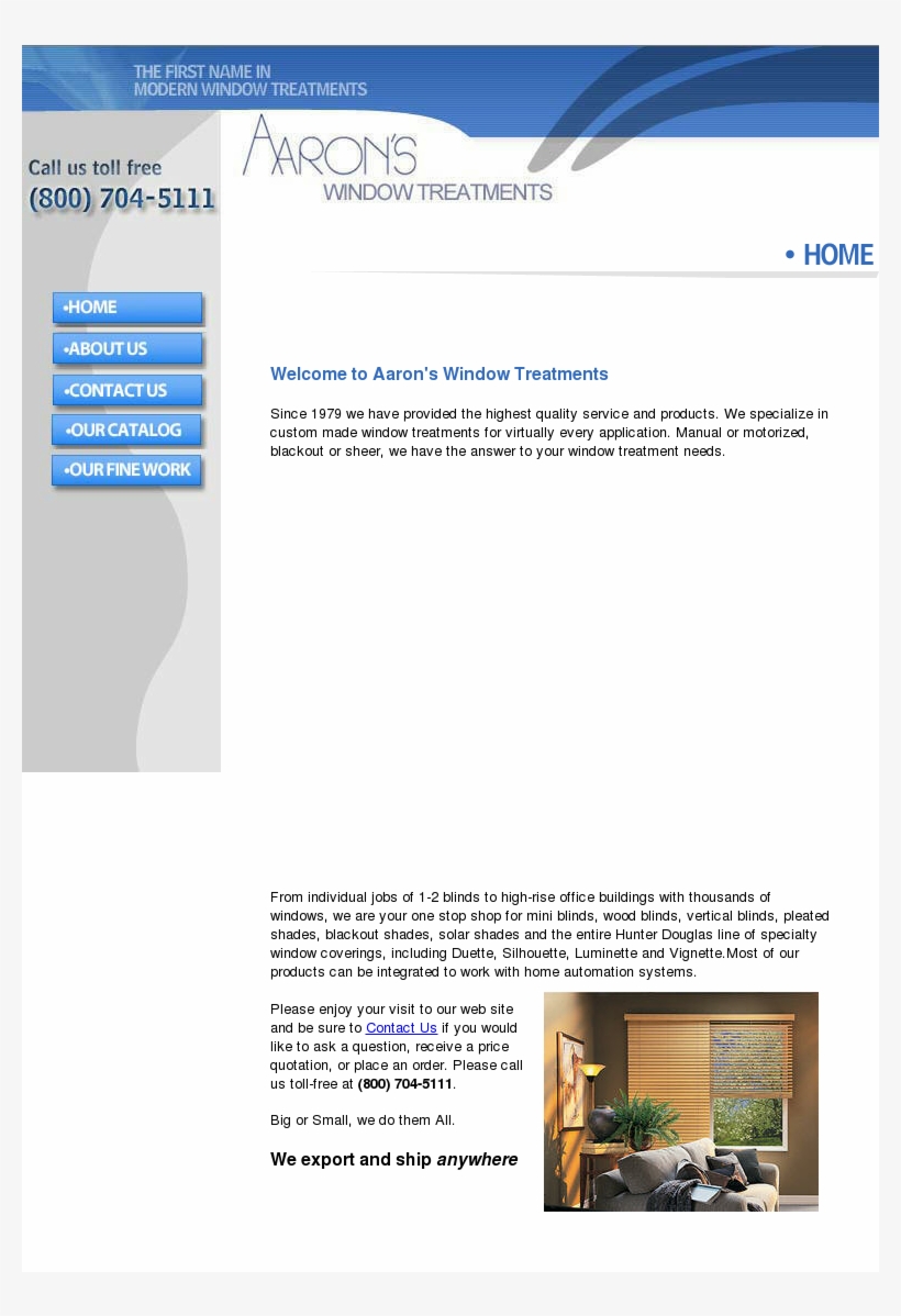 Aaron's Window Treatments Competitors, Revenue And - Outside Mount Wood Blinds, transparent png download