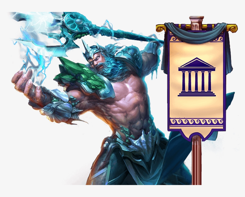 Deus Dos Oceanos - Poseidone Smite, transparent png download