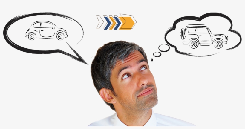 Thinking Of Getting An Explainer Video For Your Start-up - Person Thinking About Buying A Car, transparent png download