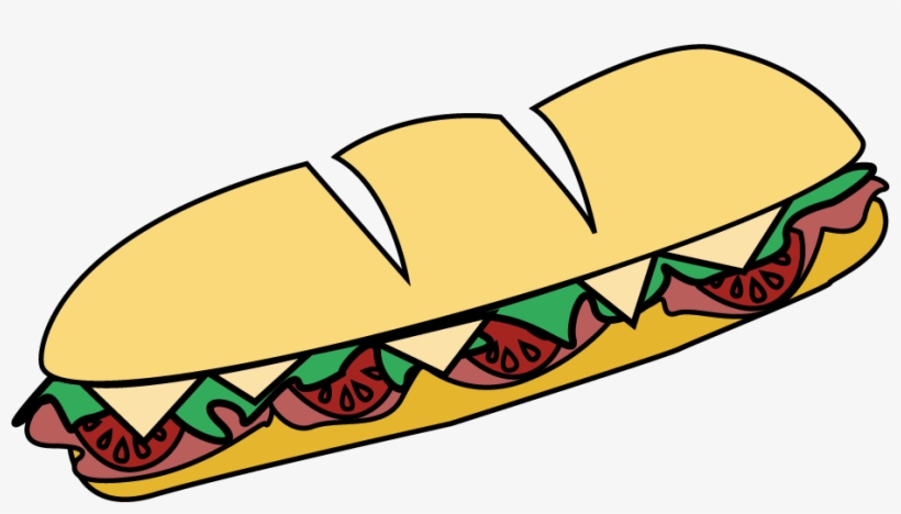 Hoagies Roma Deli Vector Free Download - Sub Sandwich Clipart Png, transparent png download