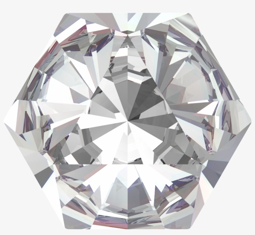 Swarovski 4699 Kaleidoscope Hexagon Fancy Stone - Diamond, transparent png download