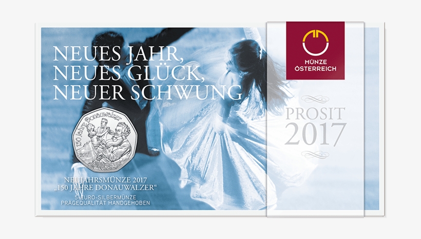 Silver Coin Blue Danube In Blister Pack - Silver, transparent png download