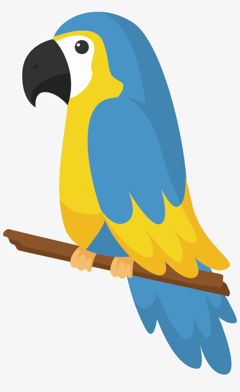 Clipart Freeuse Download Bird Multicolored Transprent - Loro Dibujo Png, transparent png download
