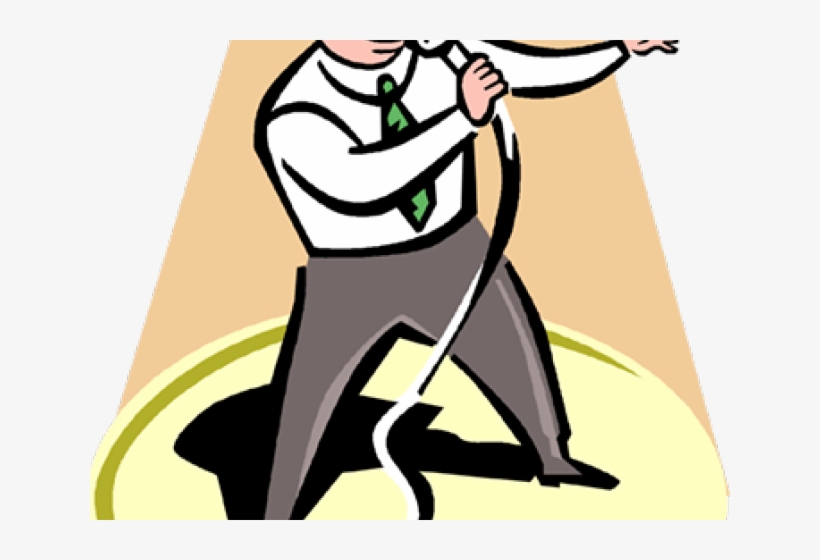 Singer Clipart Karaoke - Illustration, transparent png download