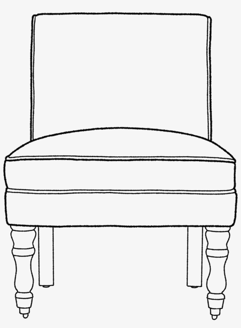 Madeleine Chair - Chair, transparent png download