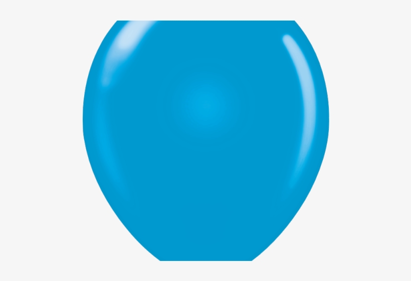 Dark Blue Clipart Single Balloon - Circle, transparent png download