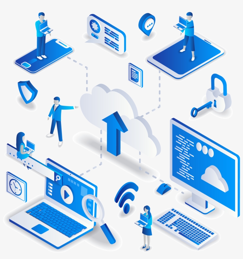 Flat Design Isometric Concepts, transparent png download