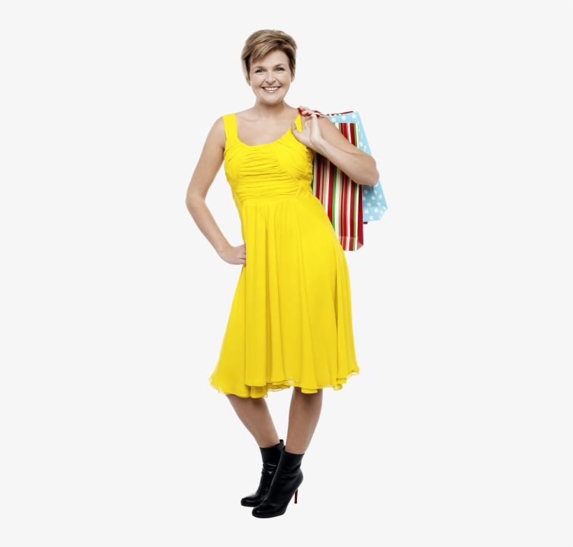 Download Women Shopping Png Images Background - Girl, transparent png download