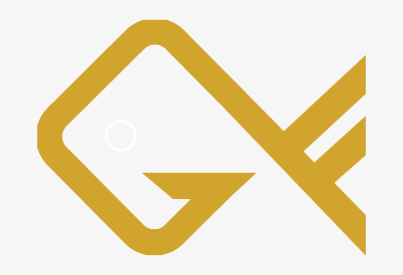 Golden Fish - Sign, transparent png download