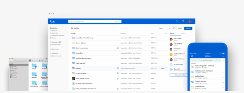 Easily Secure, Manage And Share All Your Files - Box Teams, transparent png download